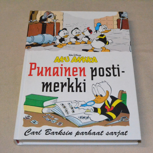 Aku Ankka Punainen postimerkki